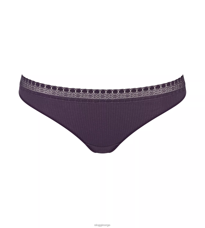 truser | sloggi gå ribbet brasilianske truser kvinner blåbær DR662346