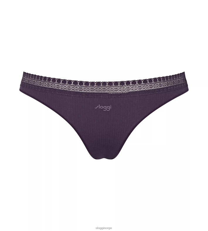 truser | sloggi gå ribbet brasilianske truser kvinner blåbær DR662346