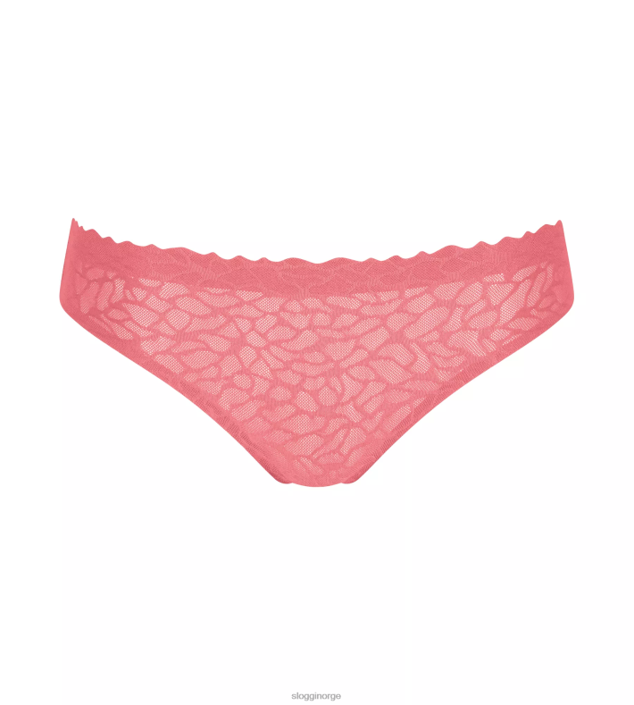 truser | sloggi null følelse brasilianske trusser med blonder kvinner ørkenrose DR66297