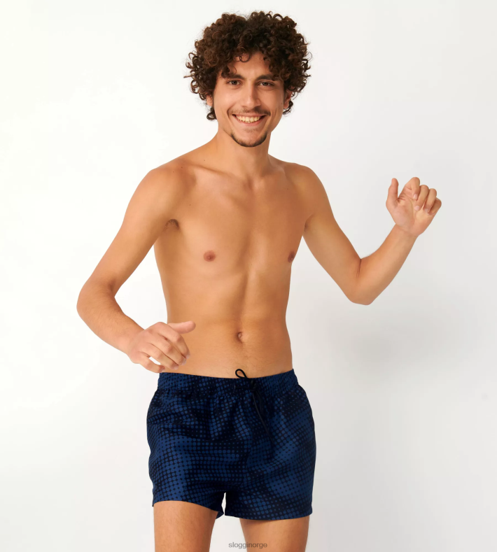 badetøy sloggi shore spiny puffer badeshorts menn svart kombinasjon DR662845