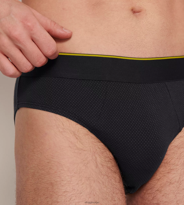 undertøy sloggi alltid luftige midi-truser menn svart DR662862