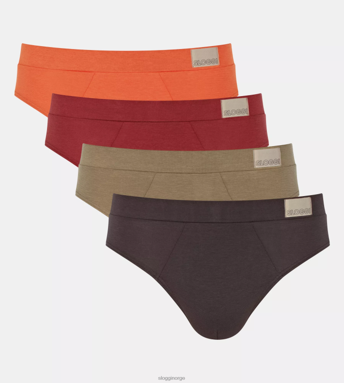 undertøy sloggi gå naturlig midi-truse menn brun - mørk kombinasjon DR662875
