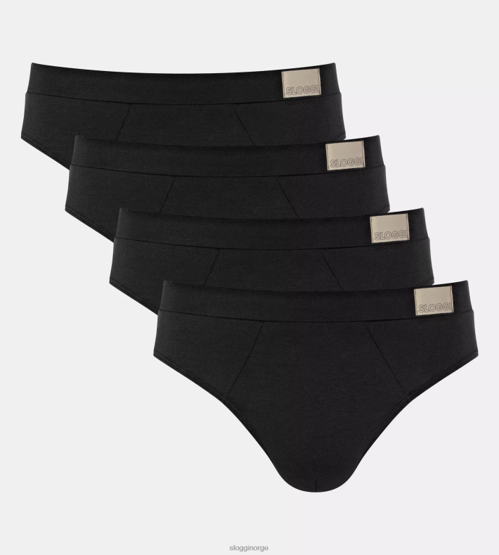 undertøy sloggi gå naturlig midi-truse menn svart DR662800