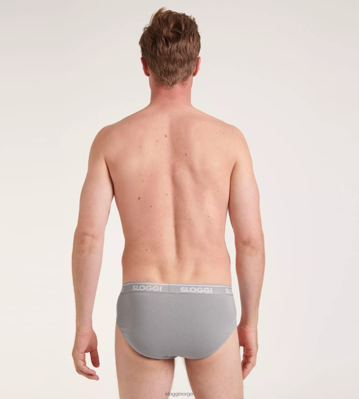 undertøy sloggi go abc midi truser menn steingrå DR662807