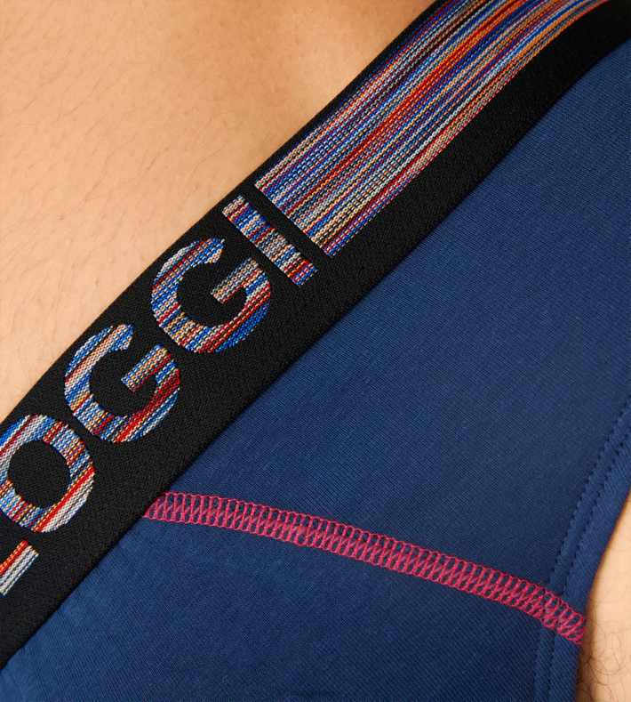 undertøy sloggi go abc naturlig midi-truse menn blå - mørk kombinasjon DR662826