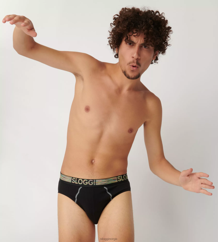 undertøy sloggi go abc naturlig midi-truse menn blå - mørk kombinasjon DR662826