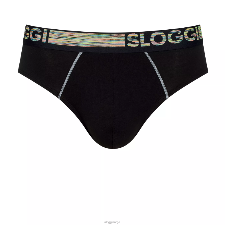 undertøy sloggi go abc naturlig midi-truse menn svart DR662798