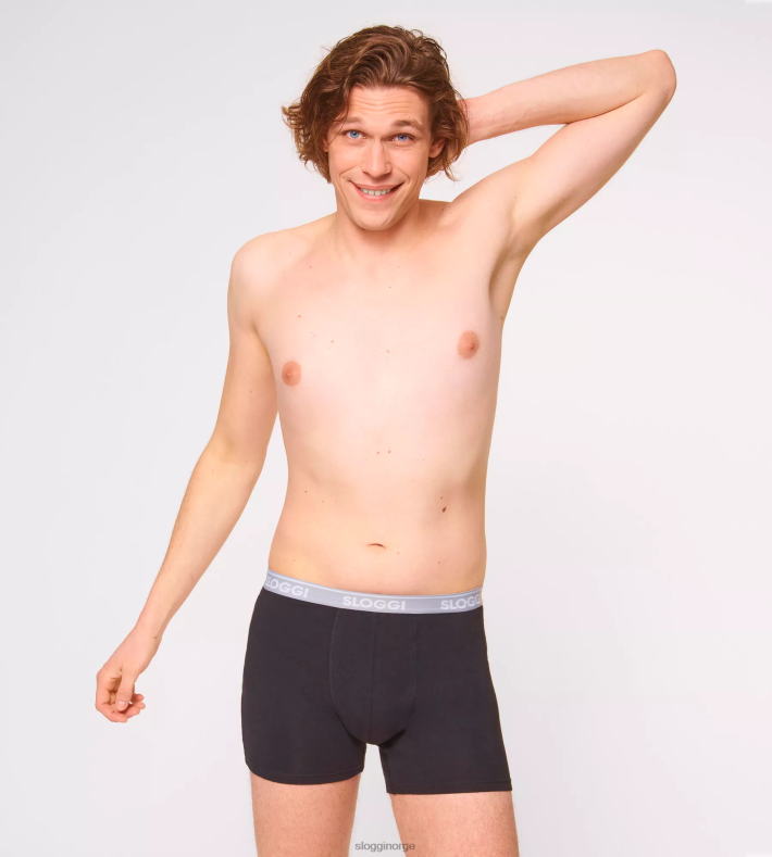 undertøy sloggi go abc shorts menn svart DR662891
