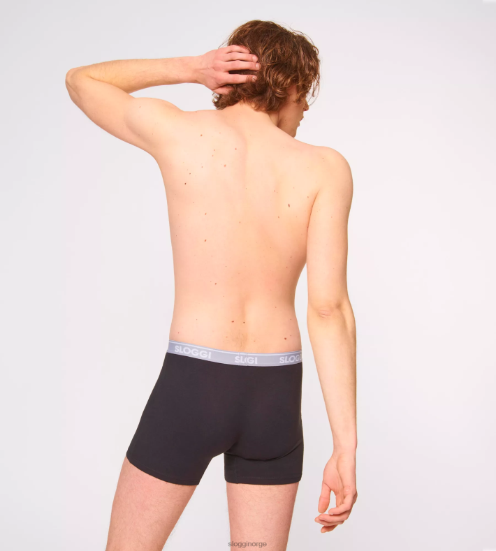 undertøy sloggi go abc shorts menn svart DR662891