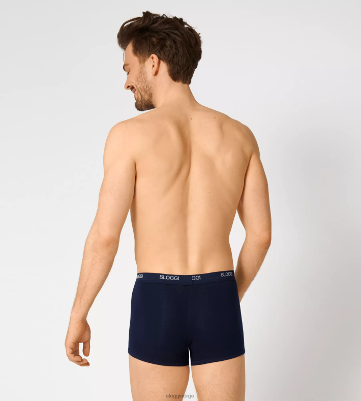 undertøy sloggi grunnleggende shorts menn nattblå DR662776