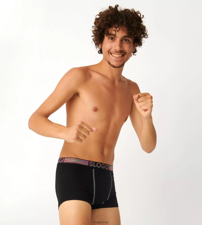 undertøy sloggi go abc naturlig hipster-truse menn svart DR662889